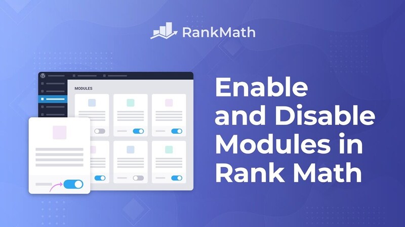 Cách bật và tắt các mô-đun trong Rank Math 1